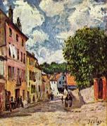 Alfred Sisley Strabe in Moret-Sur Loing USA oil painting artist